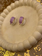 Lilac Stainless Steel Earrings