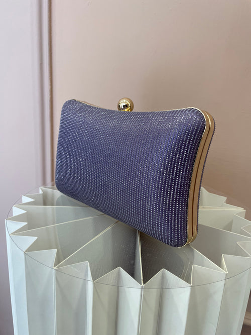 Τσαντάκι Clutch Μωβ