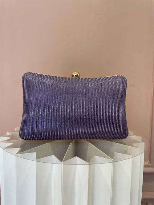 Τσαντάκι Clutch Μωβ