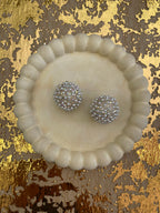 Felicia Round Pearl Earrings