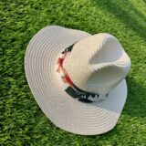 Γυναικείο καπέλο western style κρεμ