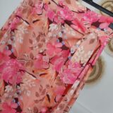 floral φούστα ροδακινί