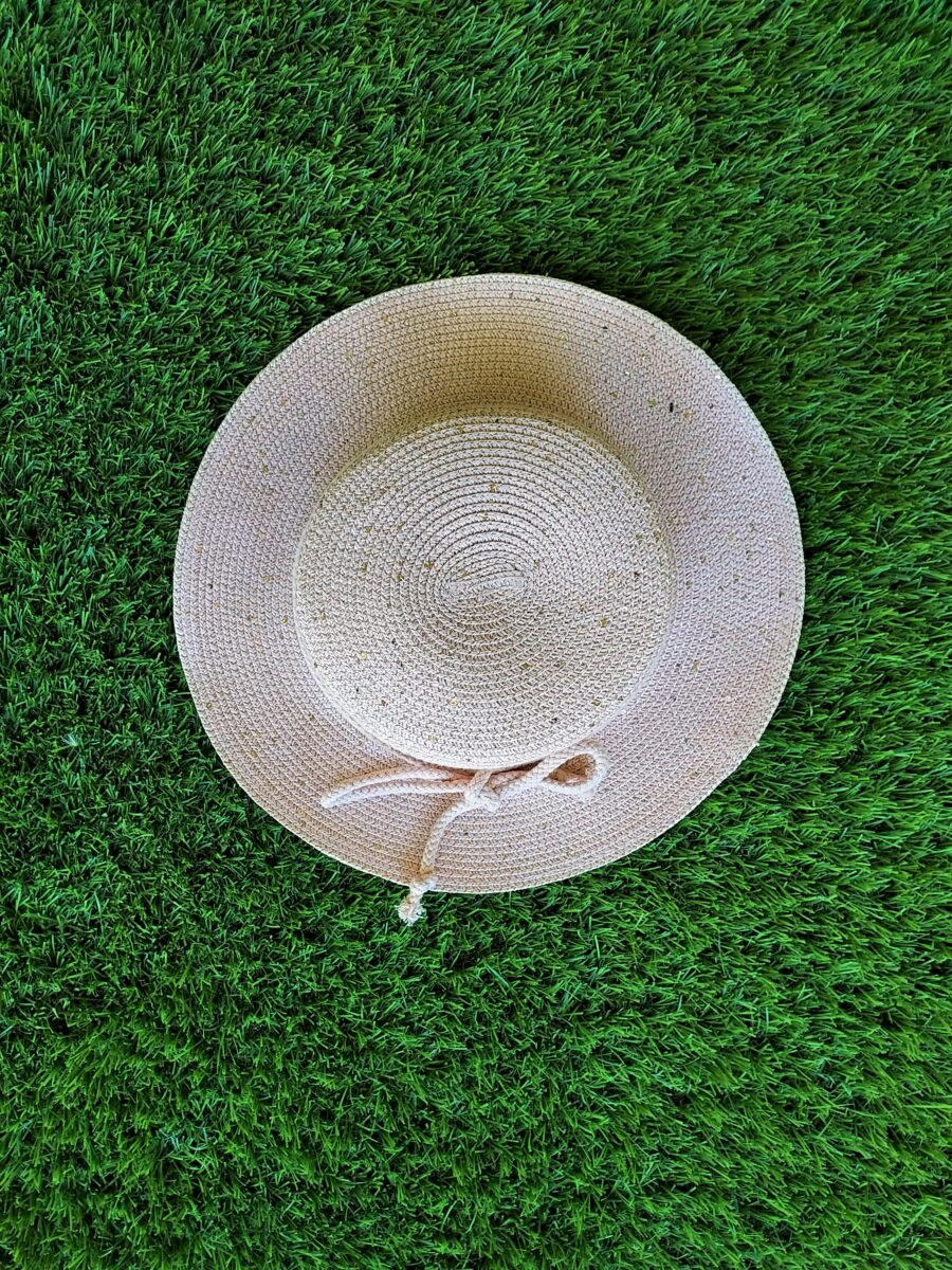 ψαθινο -παγιέτα καπέλο